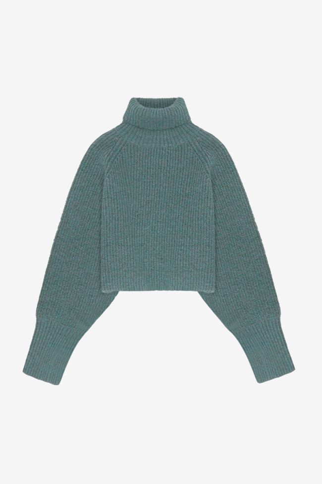 Pull Saiagi bleu vert
