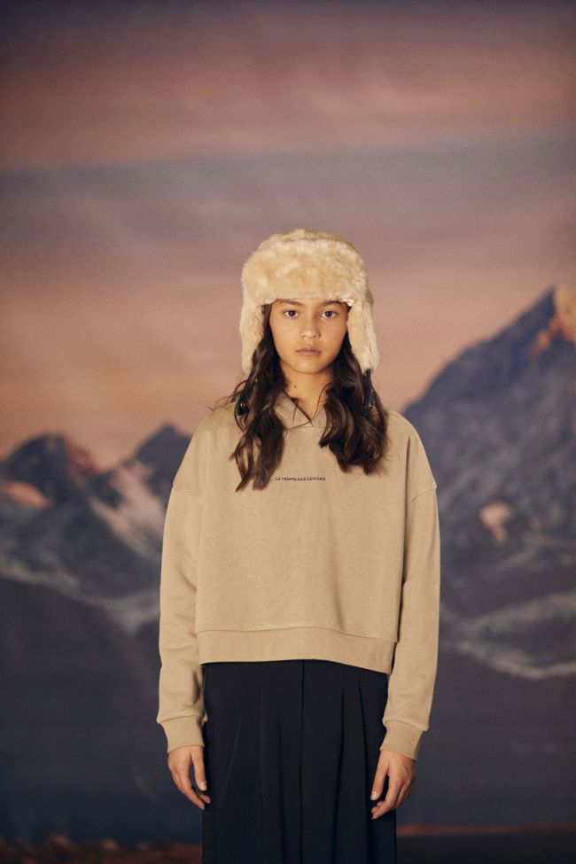 Sweat Volvagi beige sable