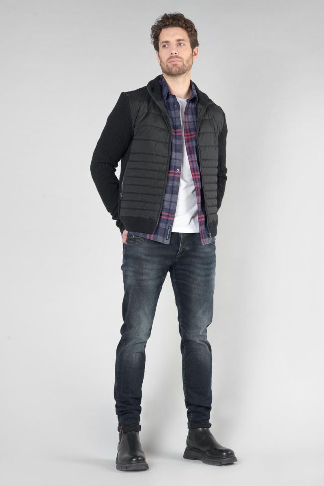 Veste bi-matière Briva noire