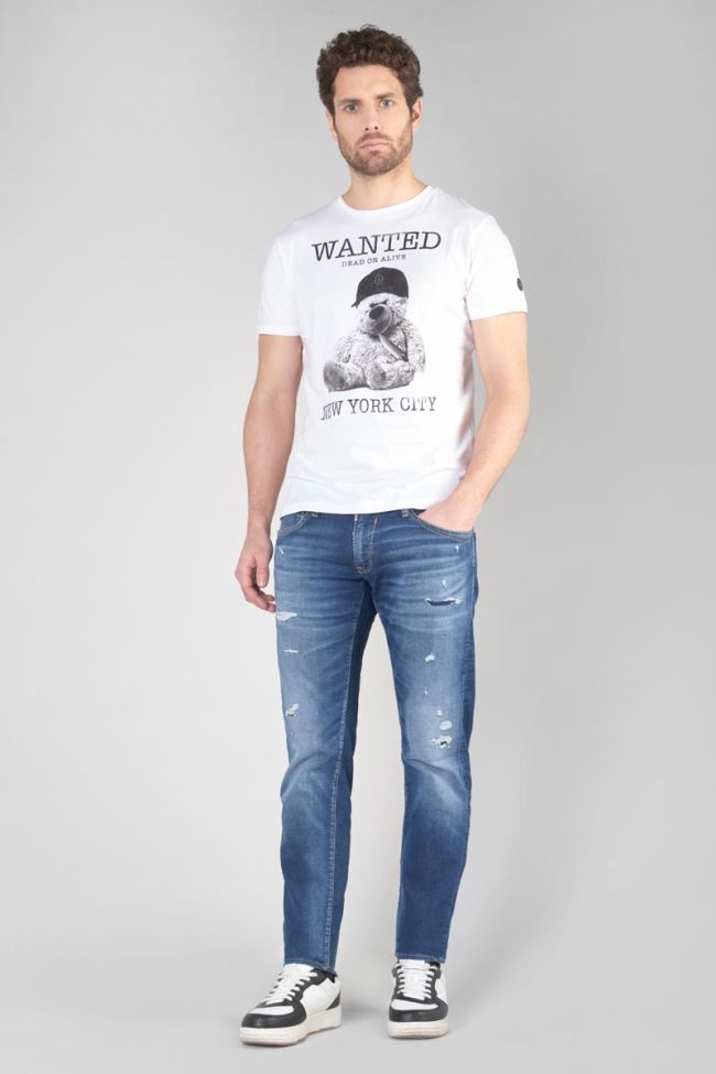 T-shirt Gaspa blanc imprimé