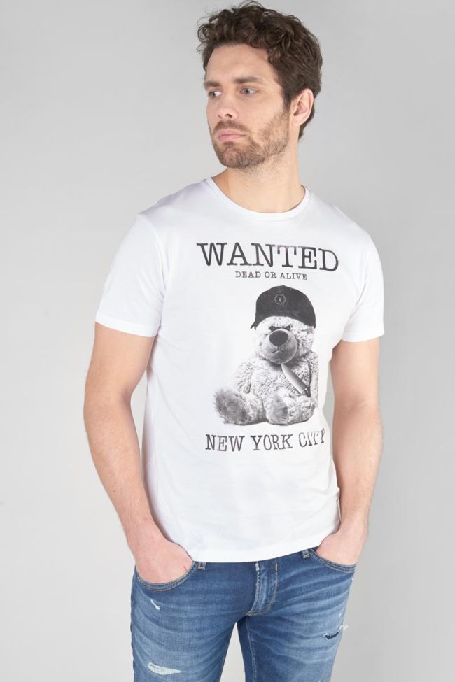 T-shirt Gaspa blanc imprimé