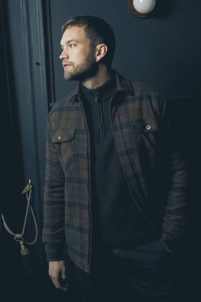 Veste surchemise Kezol à carreaux kaki