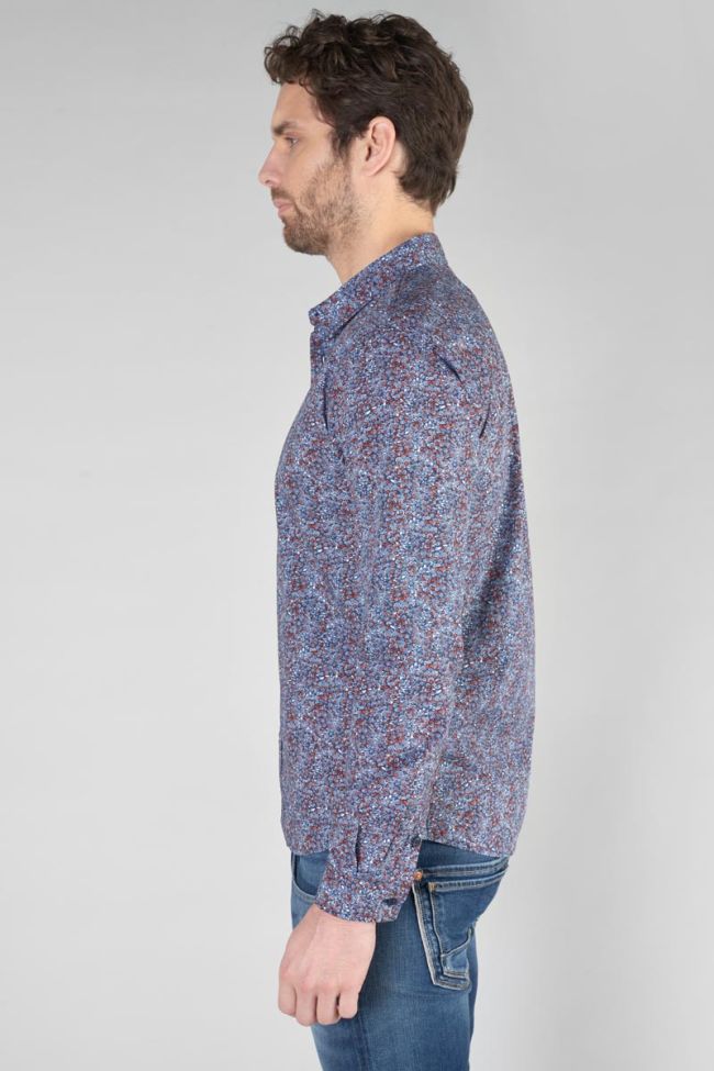 Chemise Retil bleu marine à motif
