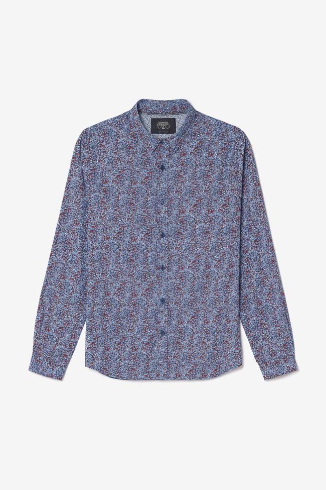 Chemise Retil bleu marine à motif