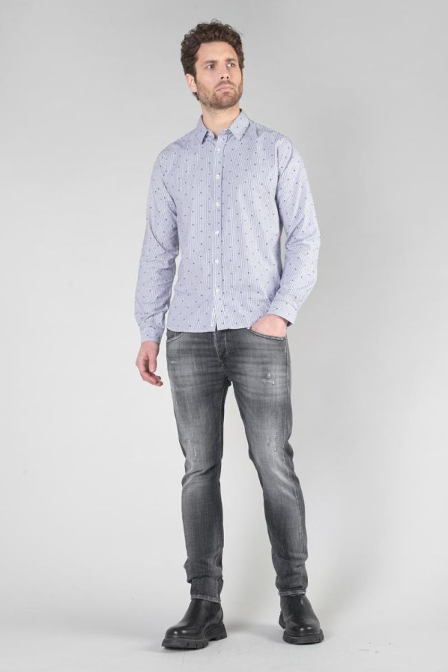 Chemise à rayures Stars avec motif étoile