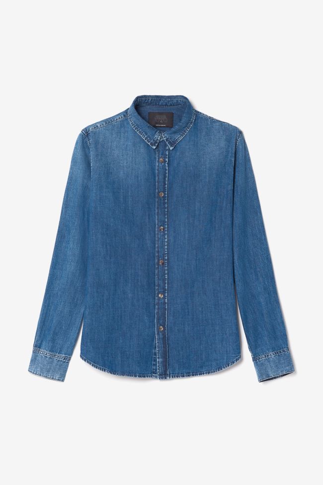 Chemise Valmy en jeans bleu délavé