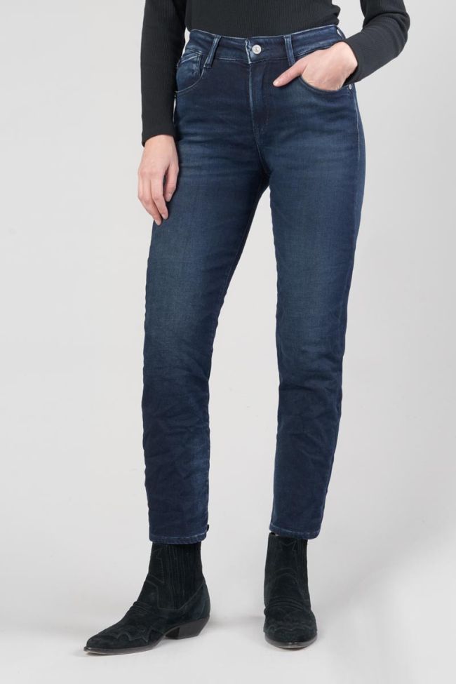 Jeans 400/17 mom Basic taille haute 7/8ème bleu-noir N°2