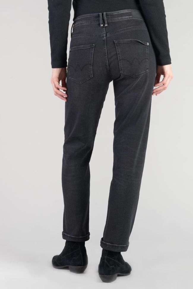 Jeans 400/18 mom Basic taille haute 7/8ème noir N°1