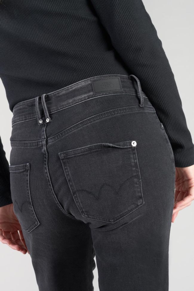 Jeans 400/18 mom Basic taille haute 7/8ème noir N°1