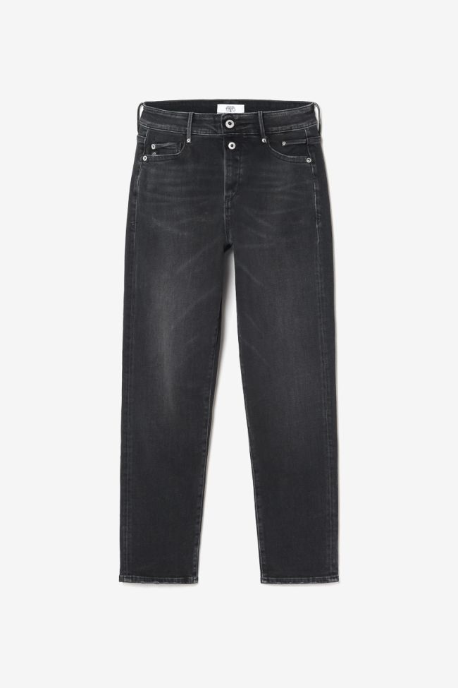 Jeans 400/18 mom Basic taille haute 7/8ème noir N°1