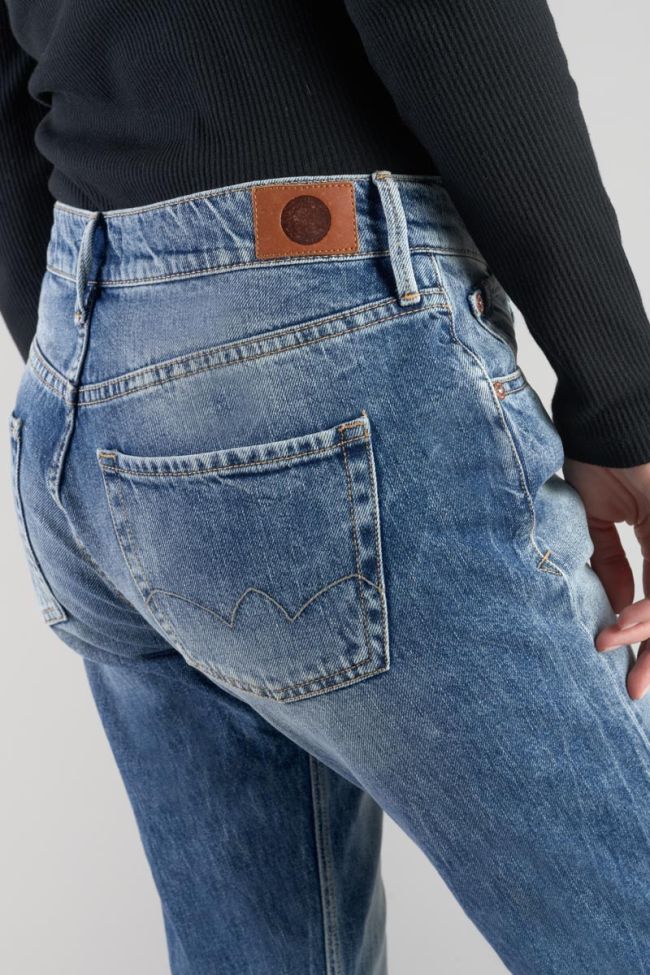 Jeans 400/20 mom Basic taille haute 7/8ème bleu N°4