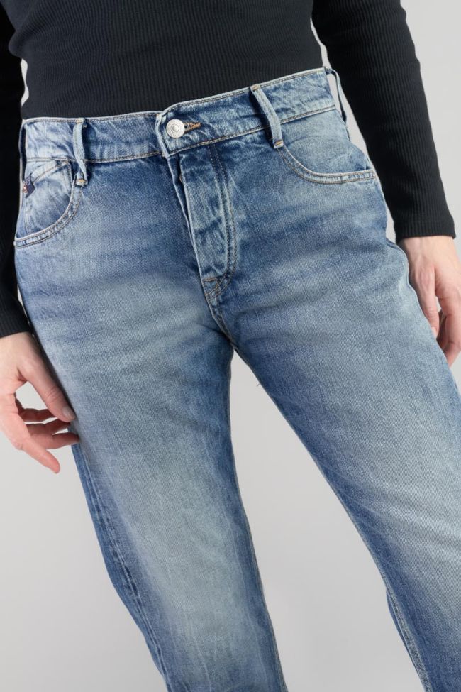 Jeans 400/20 mom Basic taille haute 7/8ème bleu N°4