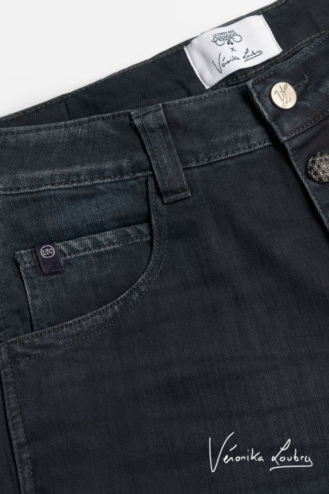 Cove 400/60 girlfriend by Véronika Loubry jeans taille haute bleu-noir N°1