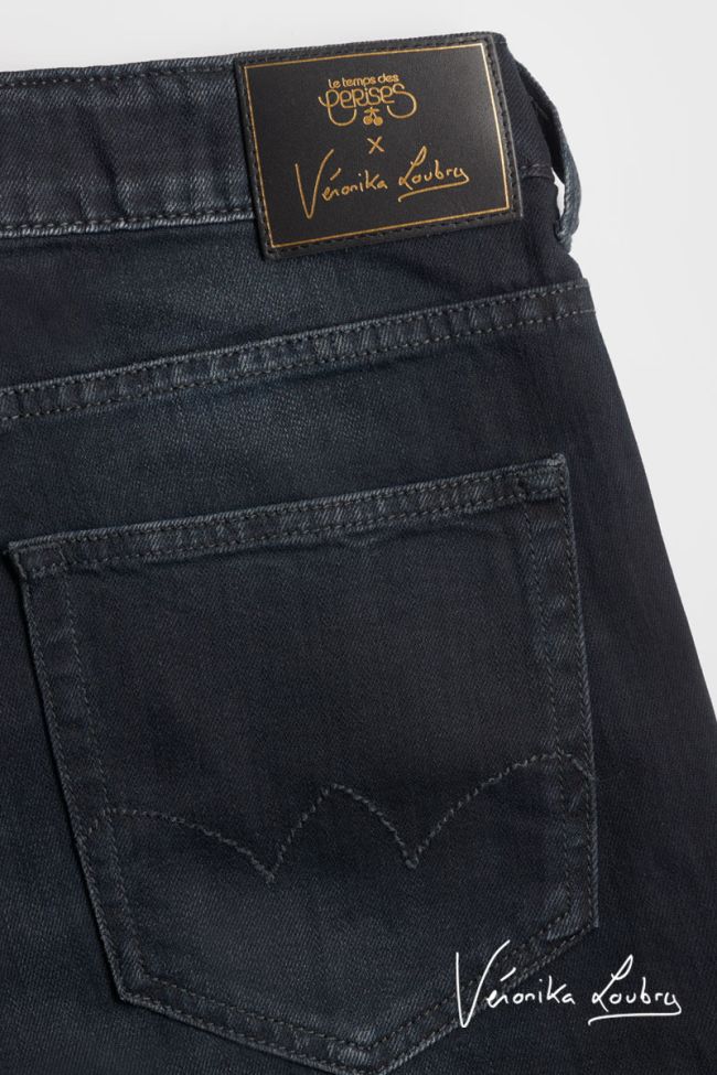 Cove 400/60 girlfriend by Véronika Loubry jeans taille haute bleu-noir N°1