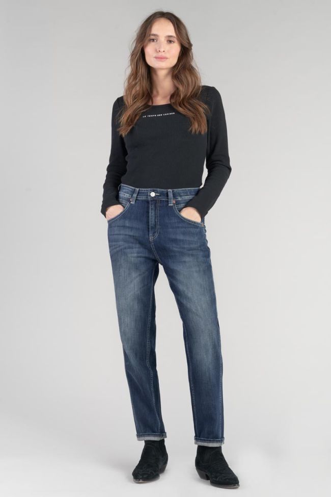 Jeans 400/60 girlfriend Kiss taille haute vintage bleu N°2