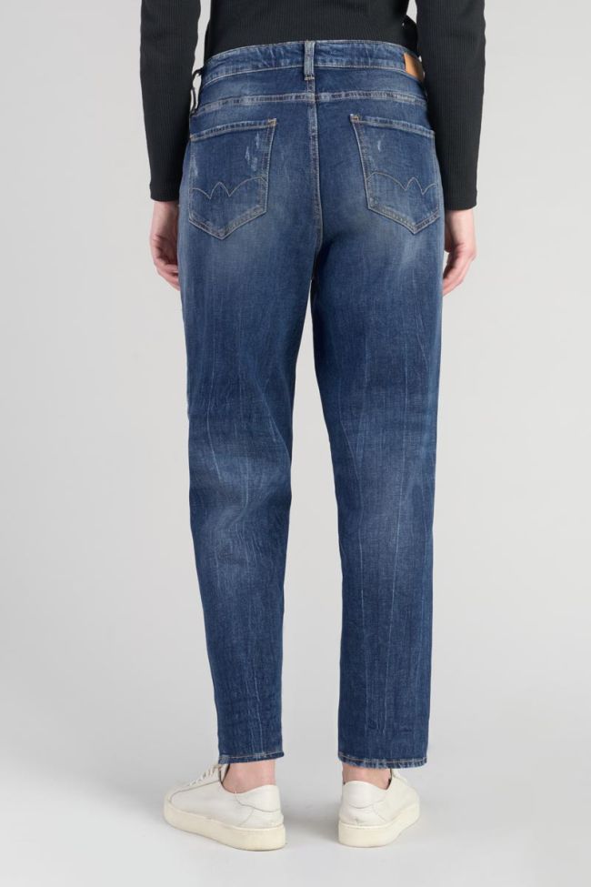 Jeans boyfit Cosy 7/8ème destroy bleu N°2