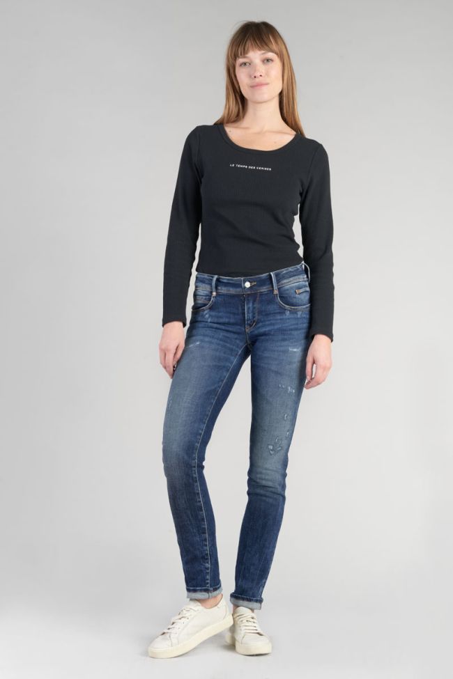 Jeans pulp regular Duroc destroy bleu N°2