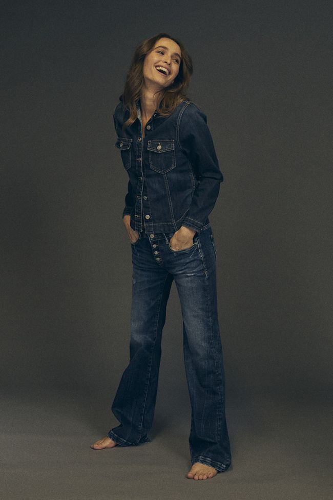 Jeans flare Foch destroy bleu N°2