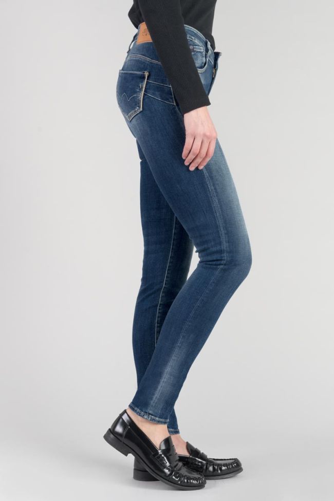 Jeans pulp slim Menars taille haute bleu N°3