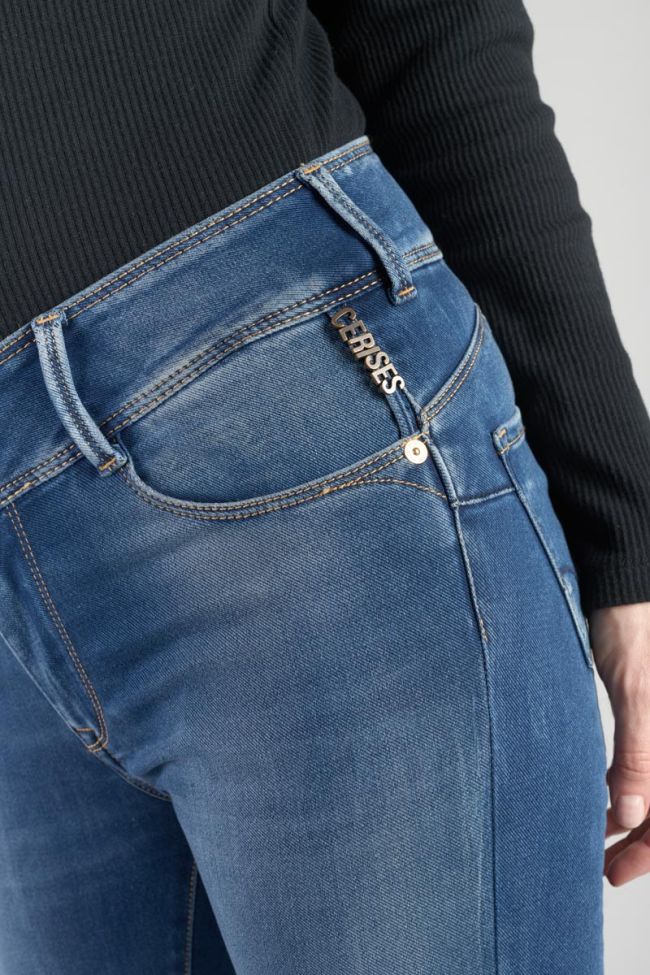 Jeans ultra pulp slim Mood taille haute 7/8ème bleu N°3