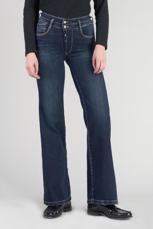 Jeans pulp flare Nancy taille haute bleu N°1