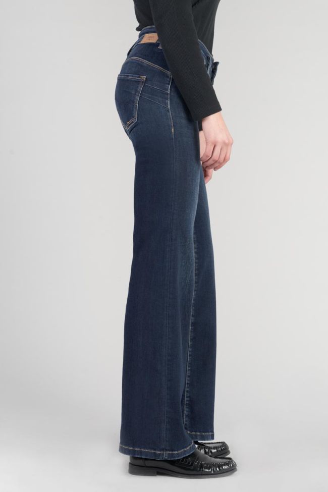 Jeans pulp flare Nancy taille haute bleu N°1