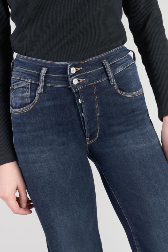 Jeans pulp flare Nancy taille haute bleu N°1