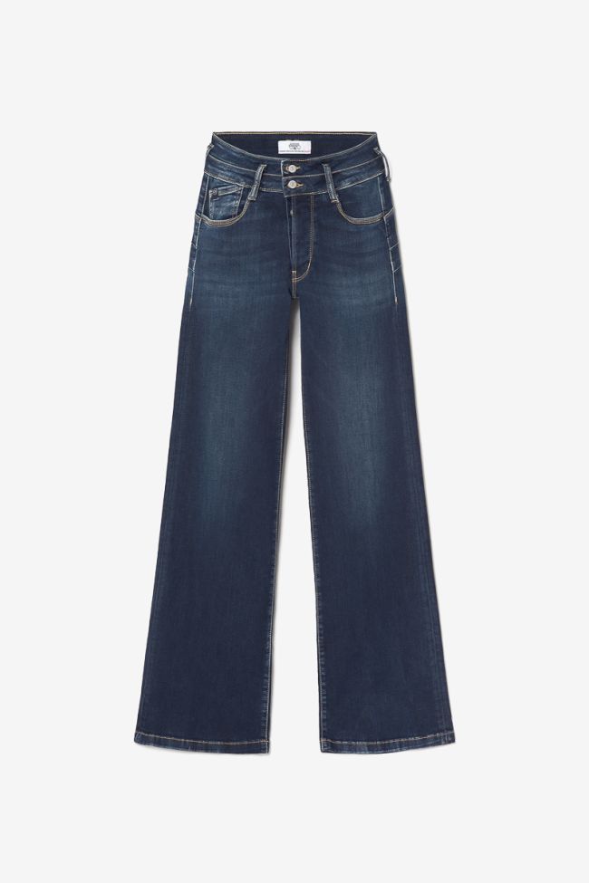 Jeans pulp flare Nancy taille haute bleu N°1