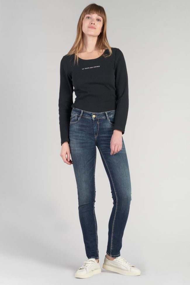 Jeans pulp slim vintage bleu N°2