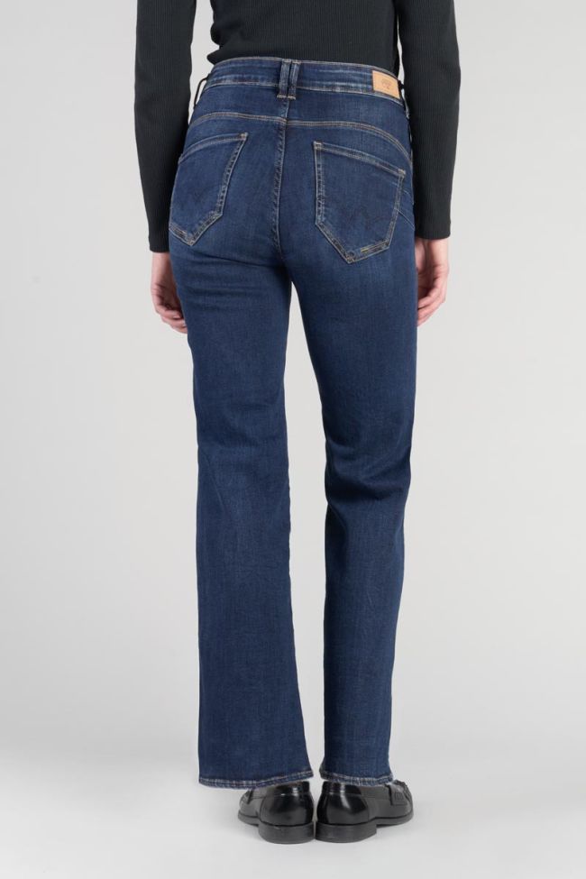 Jeans pulp wide leg Basic taille haute 7/8ème bleu N°1