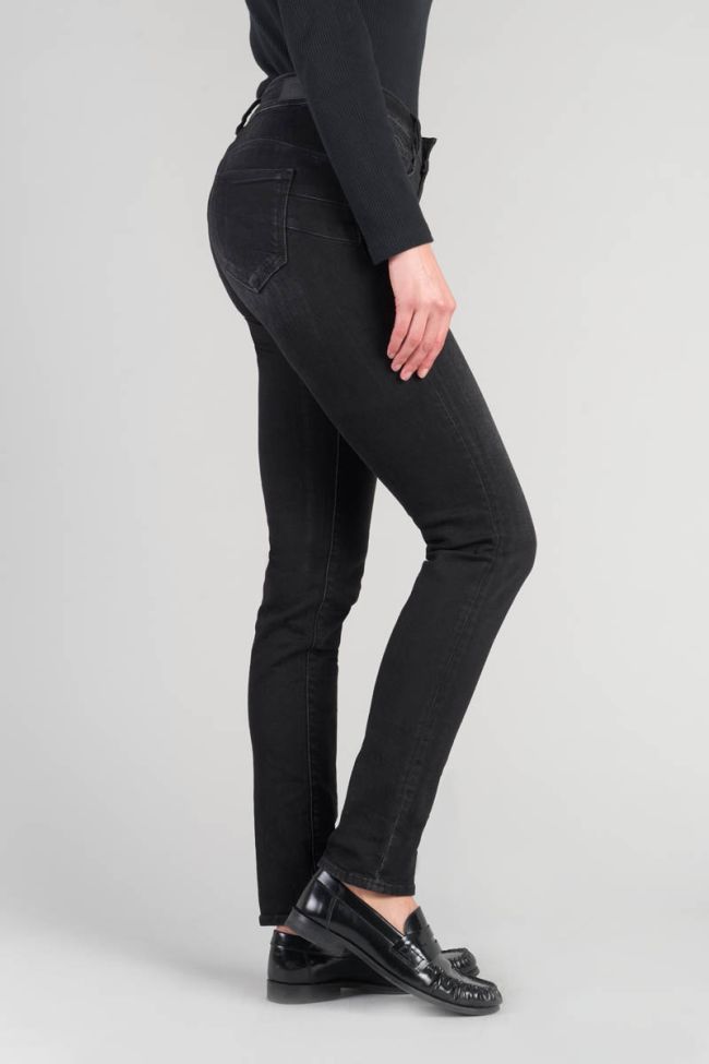 Jeans pulp slim Rock taille haute noir N°1