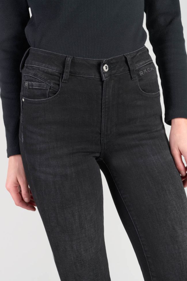 Jeans pulp slim Rock taille haute noir N°1