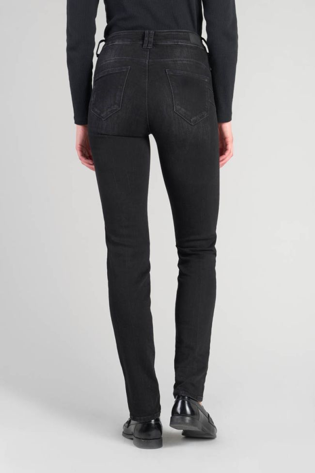 Jeans pulp slim Rock taille haute noir N°1