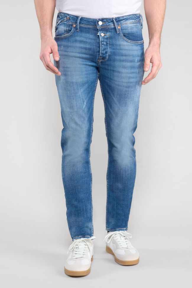 Jeans 600/17 adjusted Basic destroy bleu N°3