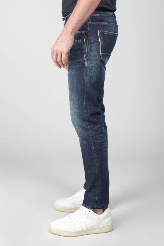 Jeans 600/17 adjusted Basic destroy bleu N°1