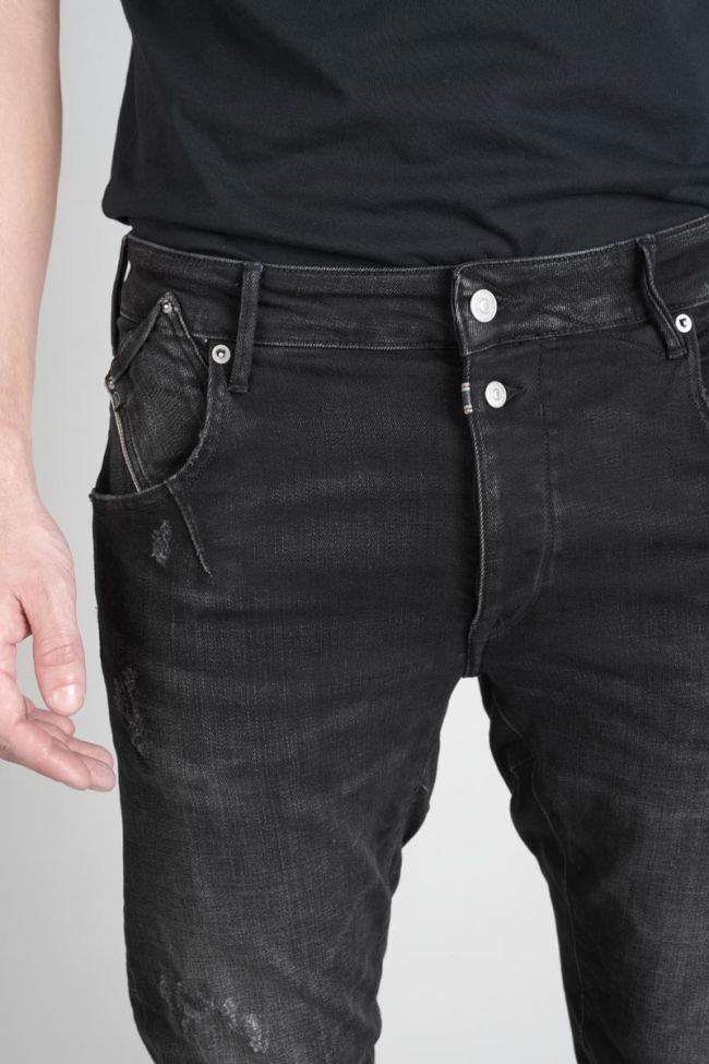 Jeans 900/03 tapered arqué Alost destroy noir N°1