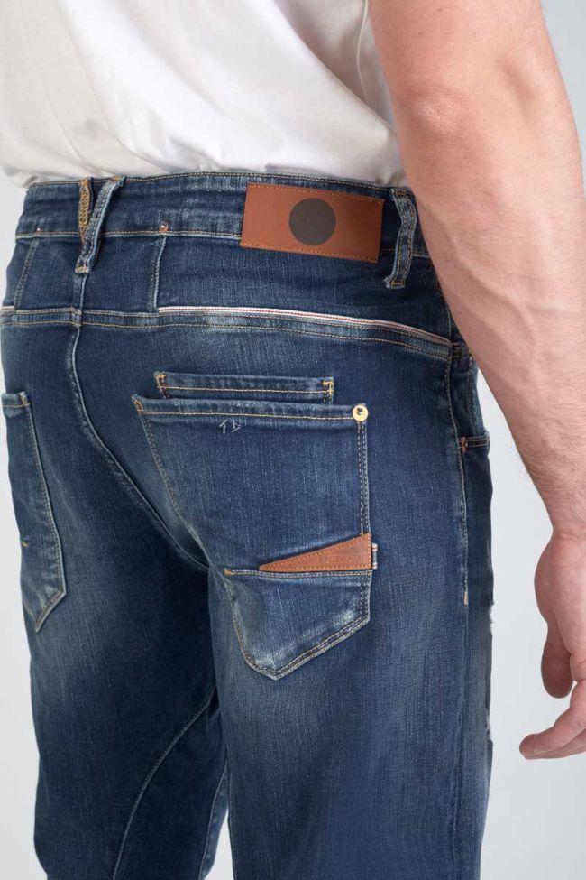 Jeans 900/03 tapered arqué Auteuil destroy bleu N°3