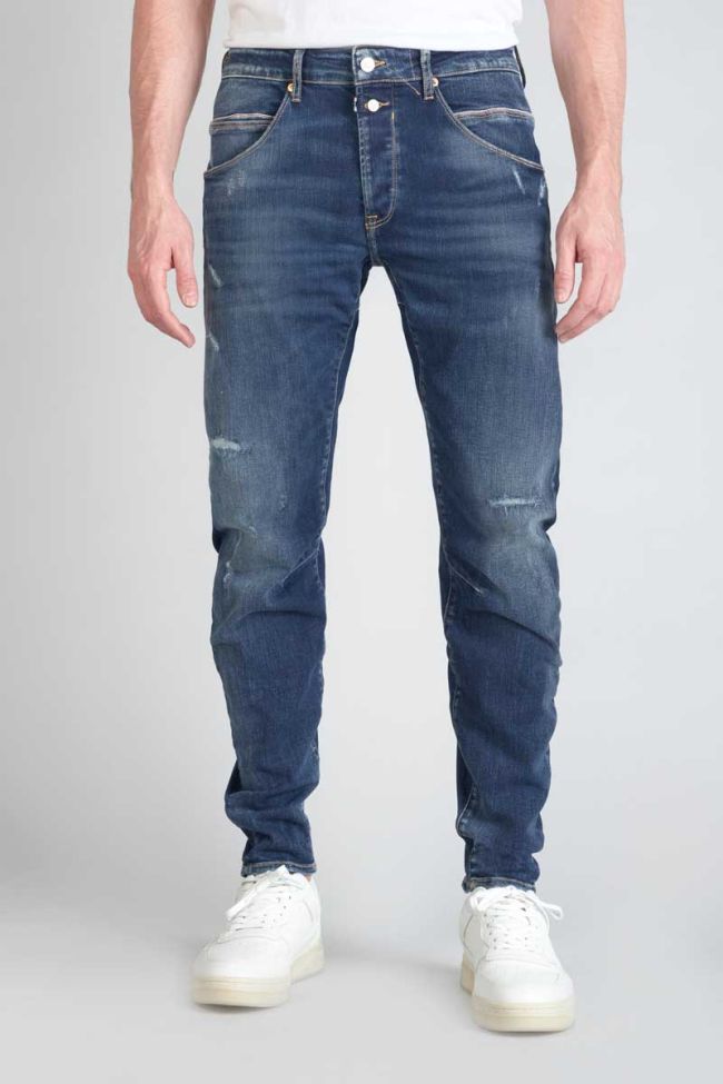 Jeans 900/03 tapered arqué Auteuil destroy bleu N°3