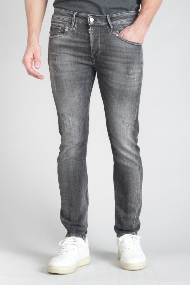 Jeans 900/16 tapered Odeon destroy gris N°2