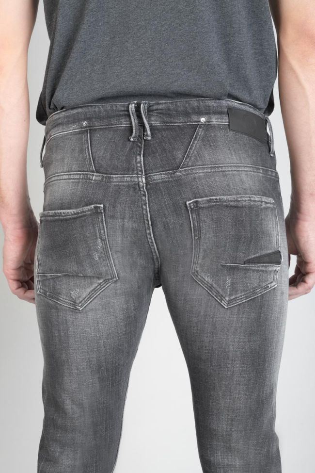Jeans 900/16 tapered Odeon destroy gris N°2