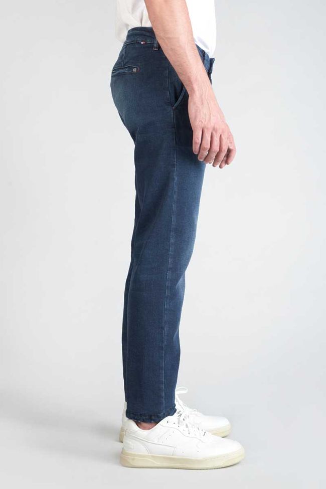 Pantalon chino Dejean en jeans bleu