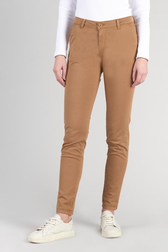 Pantalon chino Dyli4 cappuccino