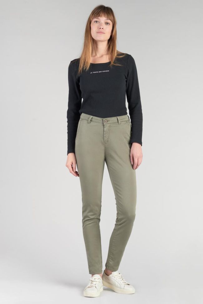 Pantalon chino Dyli4 kaki