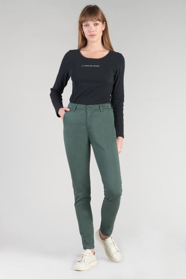 Pantalon chino Dyli4 vert bouteille