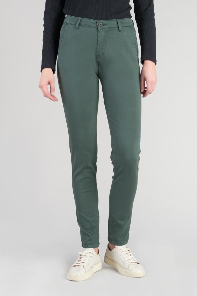 Pantalon chino Dyli4 vert bouteille
