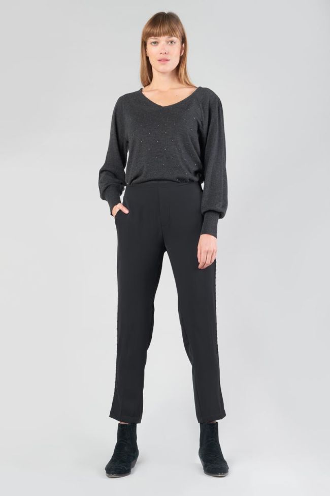 Pantalon fluide Zena noir