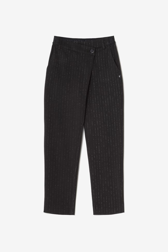 Pantalon Liviagi noir à rayures