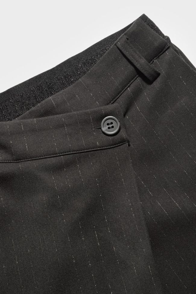 Pantalon Liviagi noir à rayures