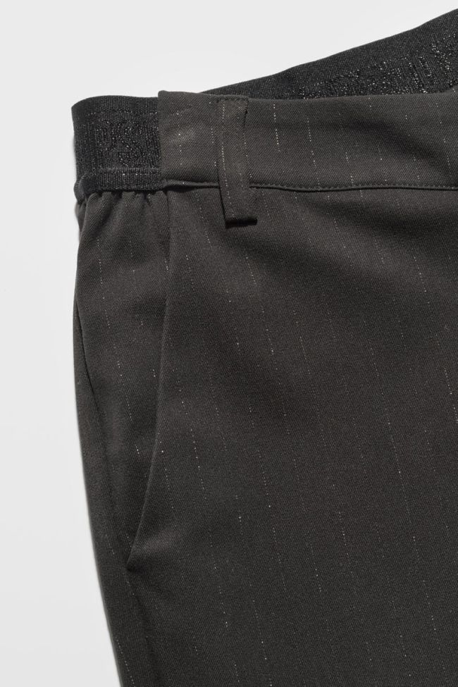 Pantalon Liviagi noir à rayures