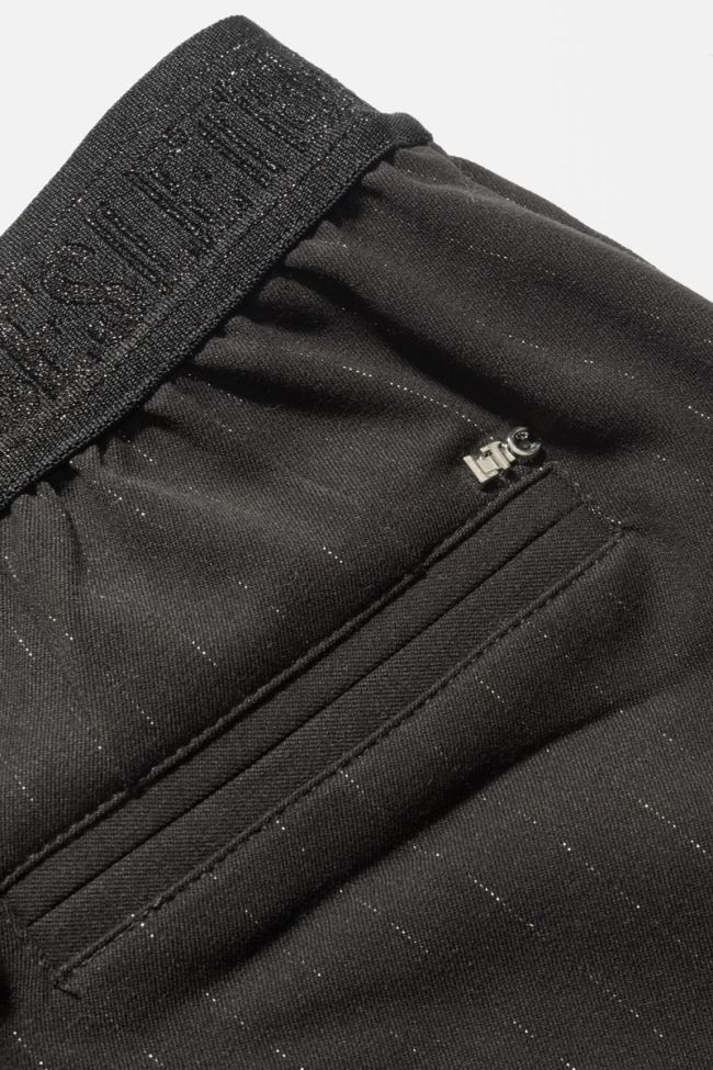 Pantalon Liviagi noir à rayures